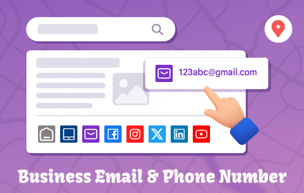 Business Email & Social Media Leads Generator Screenshot